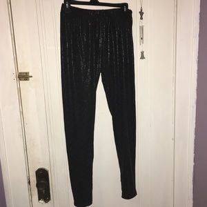 Wms 2XL Black mermaid leggings NWOT